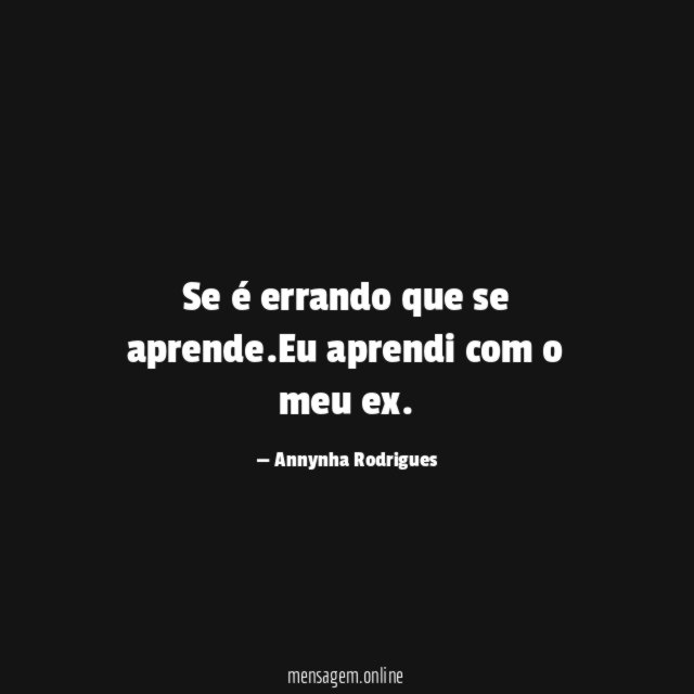 Se é errando que se aprende