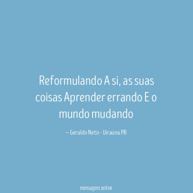 Reformulando A si
