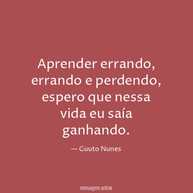 Aprender errando