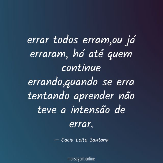 errar todos erram