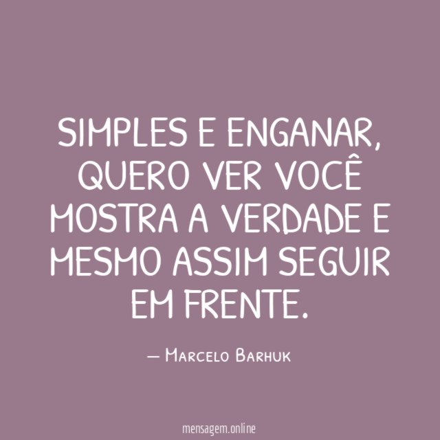 Simples e enganar