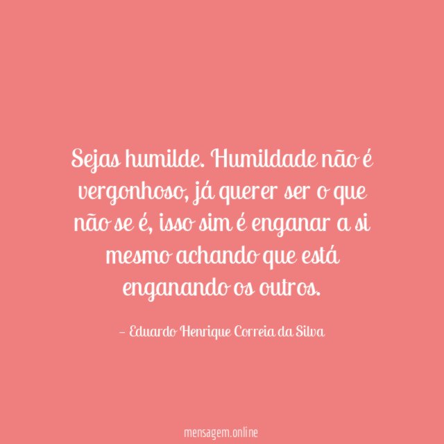 Sejas humilde