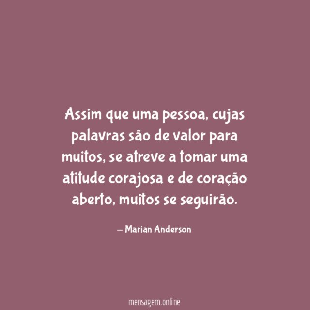 Assim que uma pessoa
