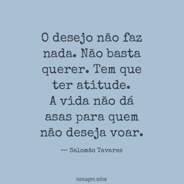 O desejo não faz nada