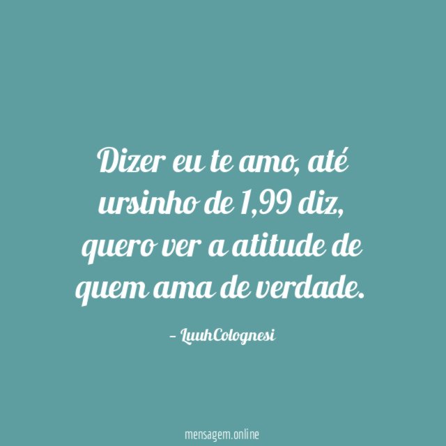 Dizer eu te amo