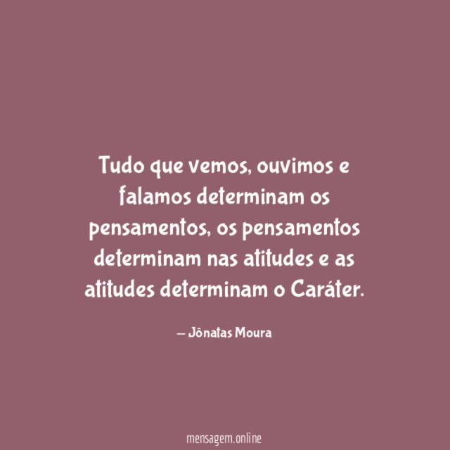 Tudo que vemos
