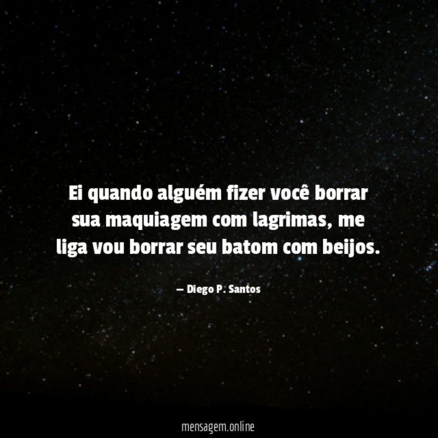 Ei quando alguém fizer você borrar sua maquiagem com lagrimas