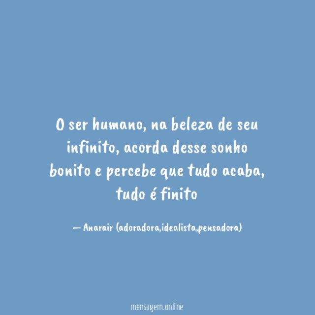 O ser humano