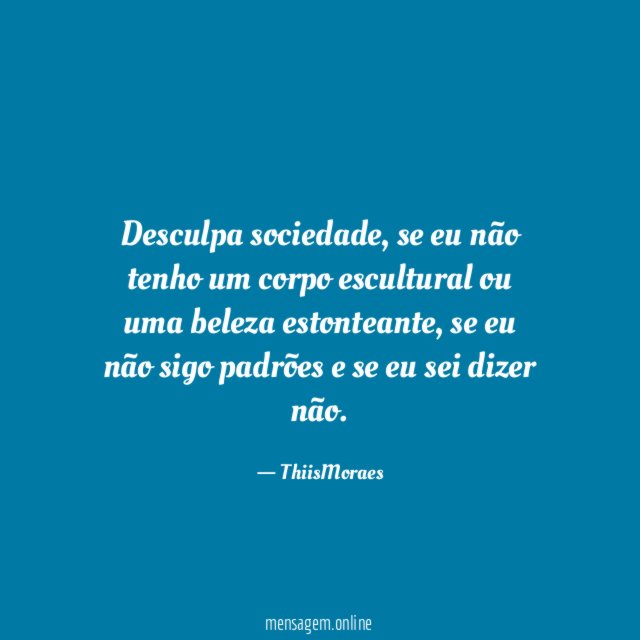 Desculpa sociedade