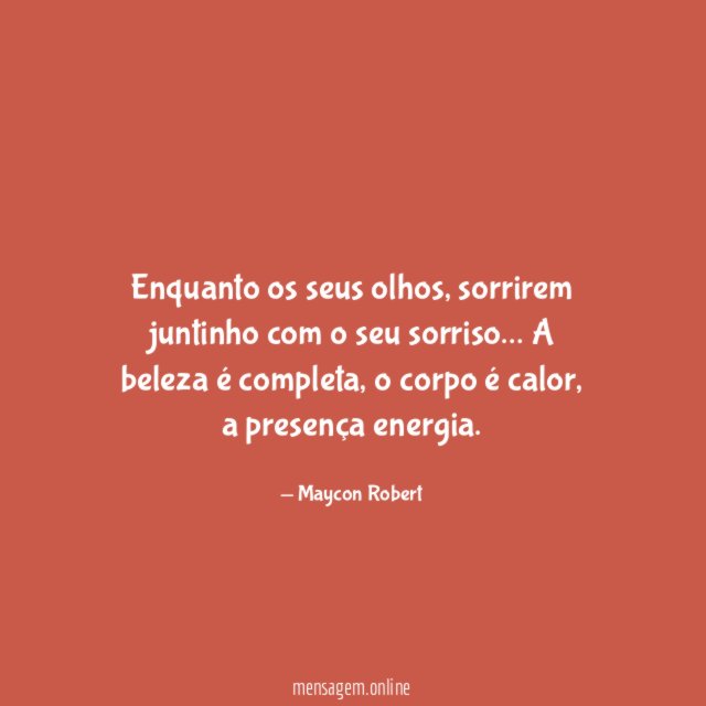 Enquanto os seus olhos