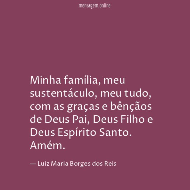 Minha família