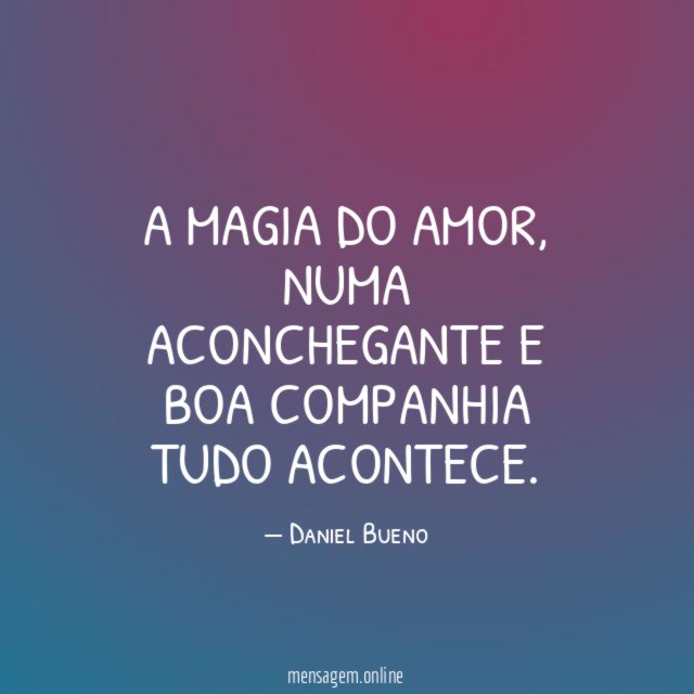 A magia do amor