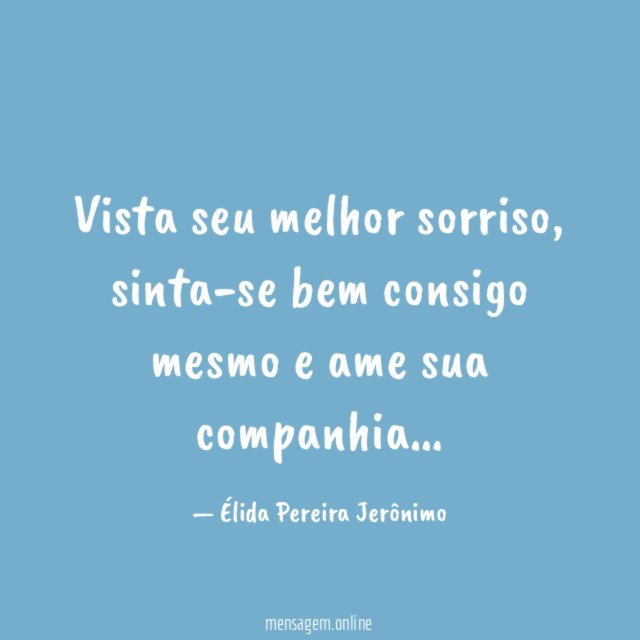 Vista seu melhor sorriso