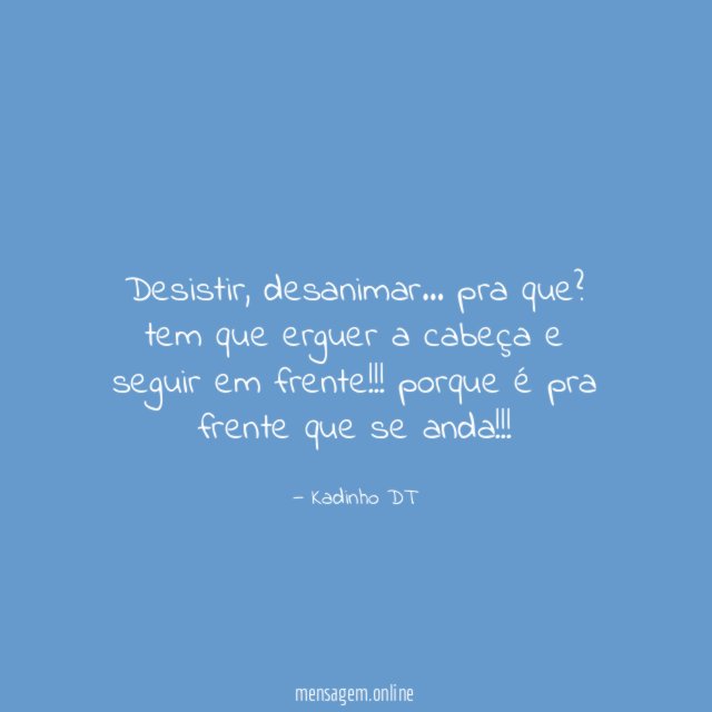Desistir
