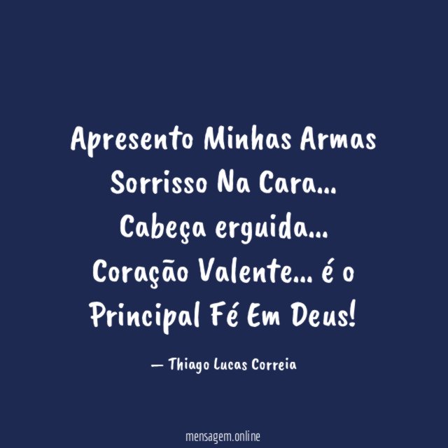 Apresento Minhas Armas