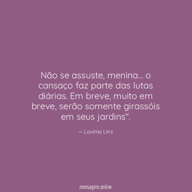 Não se assuste
