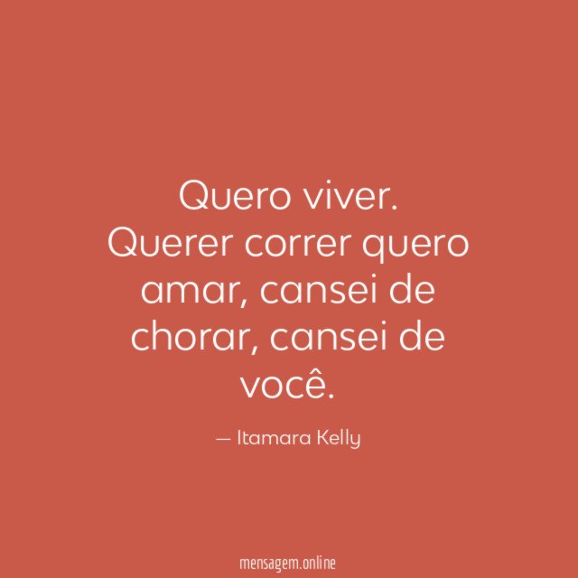 Quero viver