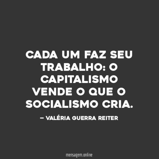 CADA UM FAZ SEU TRABALHO