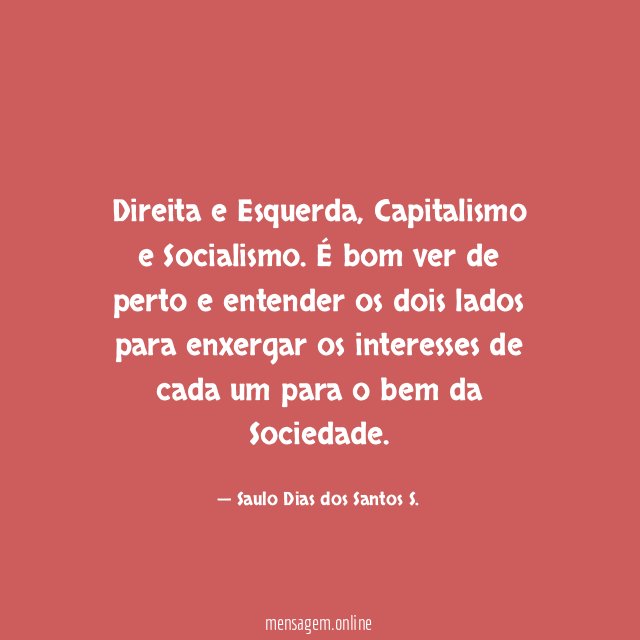 Direita e Esquerda