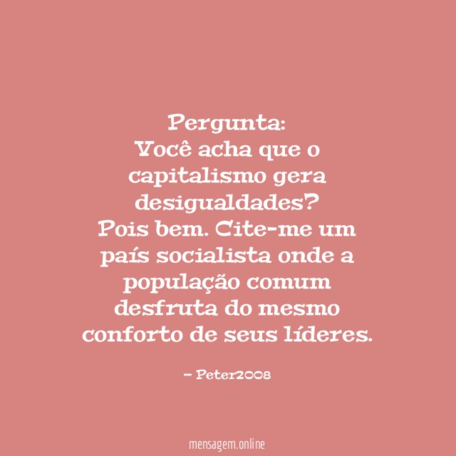 Pergunta: