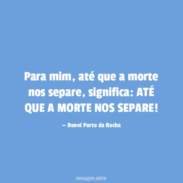 Para mim