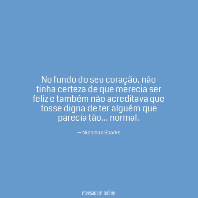 No fundo do seu coração