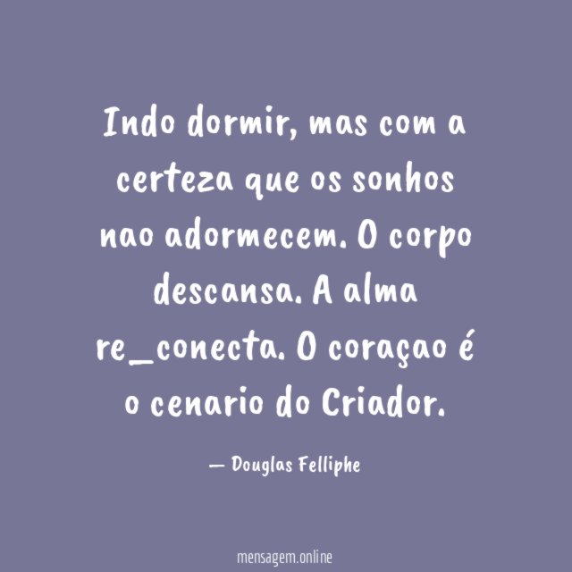 Indo dormir