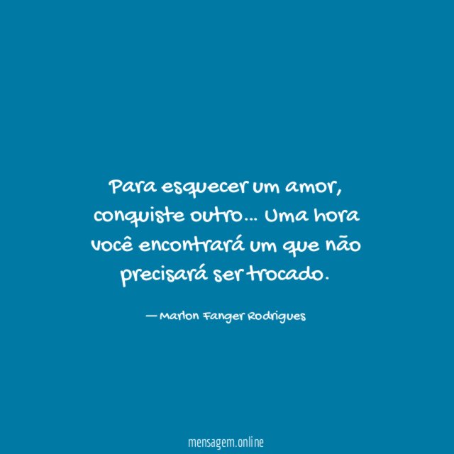 Para esquecer um amor
