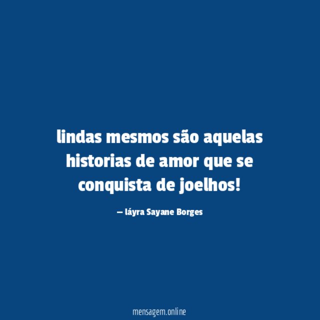 lindas mesmos são aquelas historias de amor que