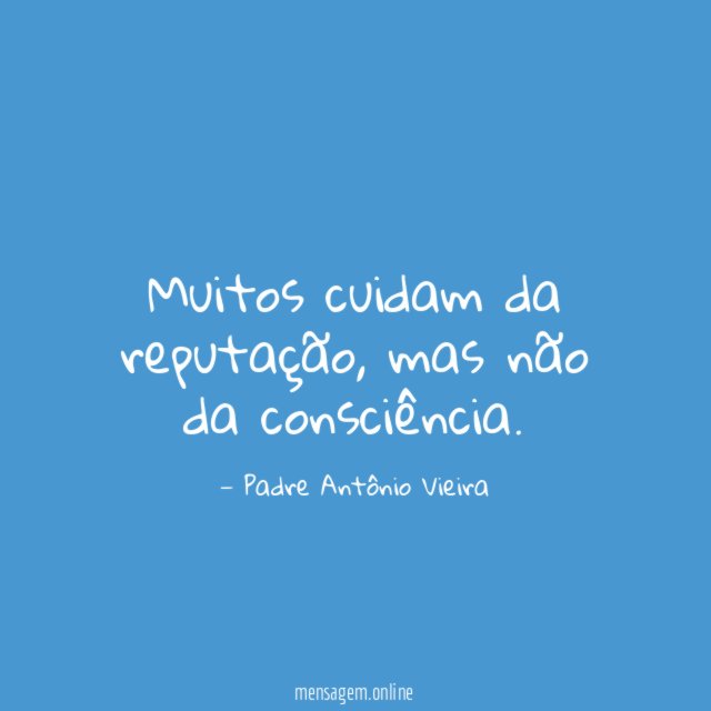 Muitos cuidam da reputação