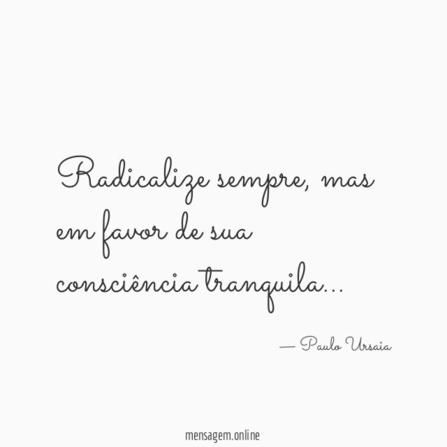 Radicalize sempre
