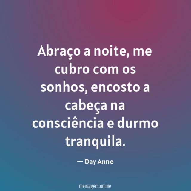 Abraço a noite