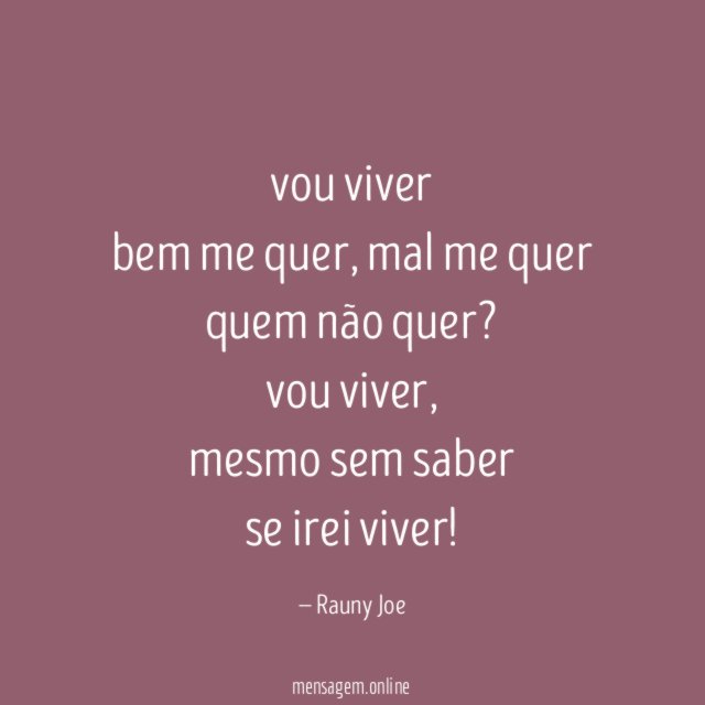 vou viver bem me quer