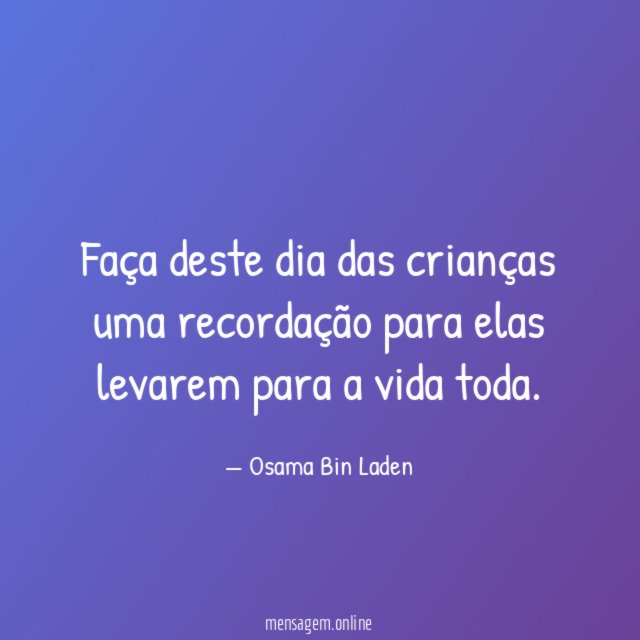 Fa a deste dia das crian as uma