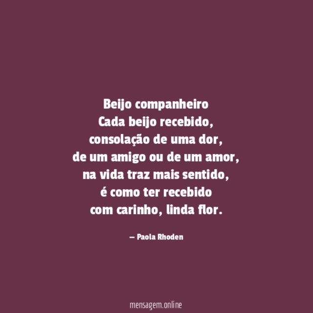 Beijo companheiro