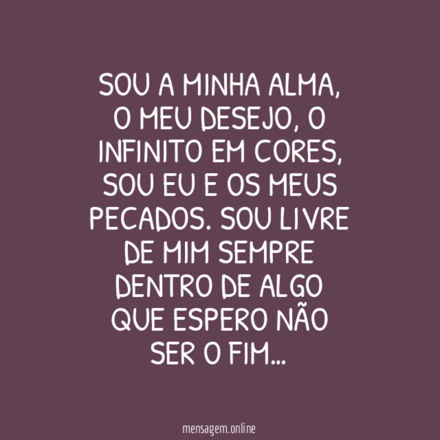 SOU A MINHA ALMA