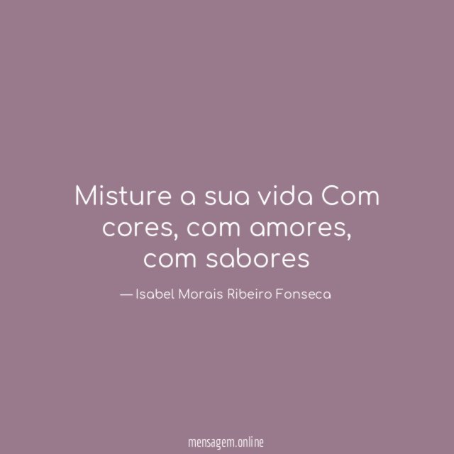 Misture a sua vida Com cores