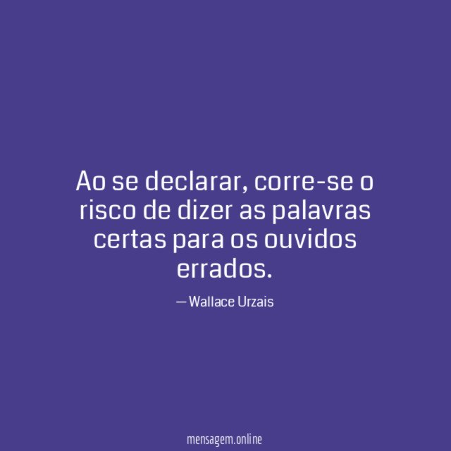 Ao se declarar