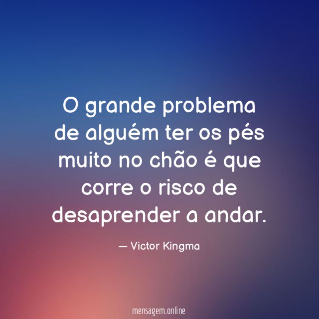 O grande problema de alguém ter os pés