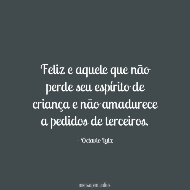 Feliz e aquele que não perde seu espírito
