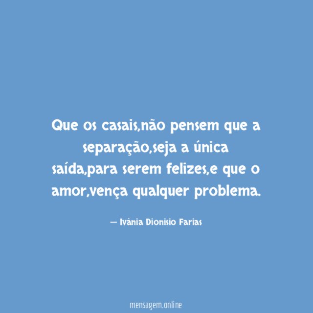 Que os casais