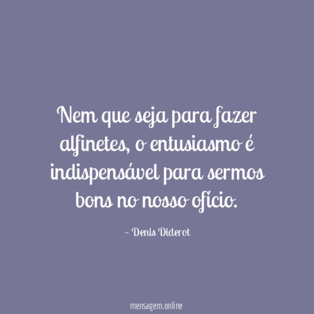 Nem que seja para fazer alfinetes