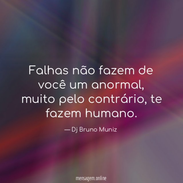 Falhas não fazem de você um anormal