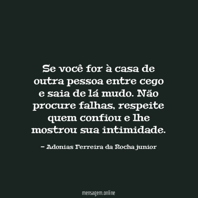 Se você for à casa de outra pessoa