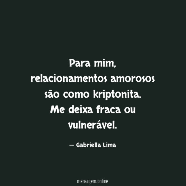 Para mim