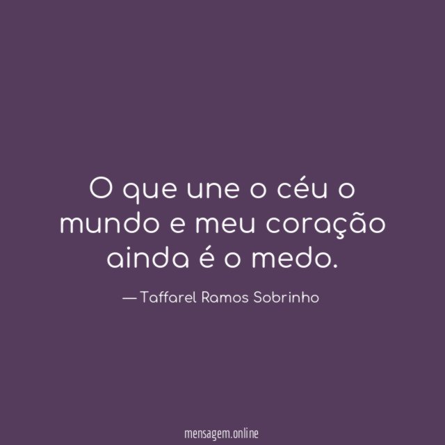 O que une o céu o mundo