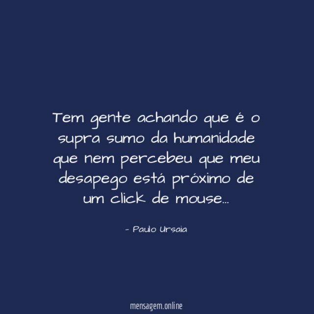Tem gente achando que é o supra sumo