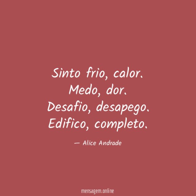 Sinto frio
