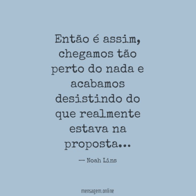 Então é assim