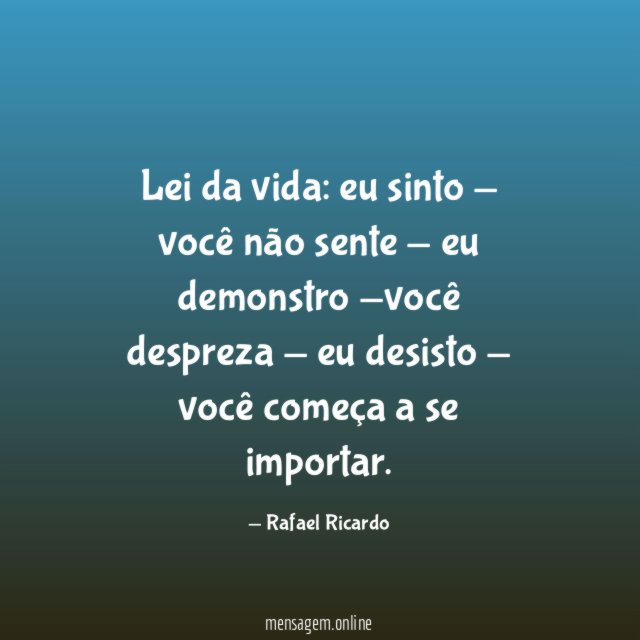 Lei da vida